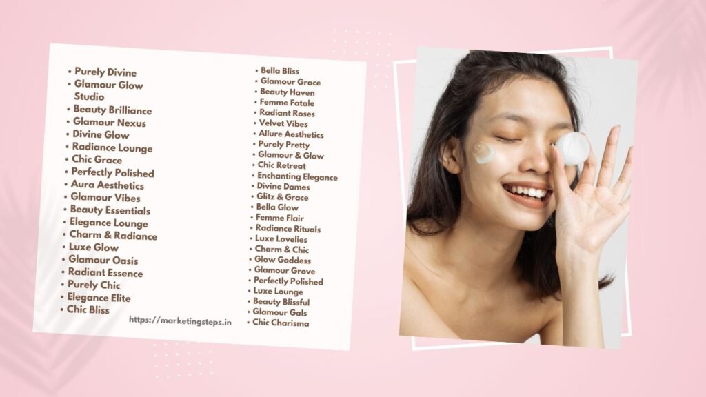 Beauty Parlour Name List